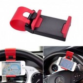 Suport auto cu prindere pe volan pentru telefon, smartphone, GPS